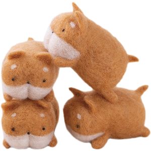 ハマナカ Hamanaka ハマナカ EASY CUTE カンタン かわいい はじめてのアクレーヌ おしりフェイス 豆柴 H441-553