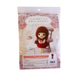 ハマナカ Hamanaka ハマナカ フェルト羊毛でつくるかわいいおんなのこ 赤毛のおんなのこ マルチ H441-597