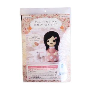 ハマナカ Hamanaka ハマナカ フェルト羊毛でつくるかわいいおんなのこ 黒髪のおんなのこ マルチ H441-598