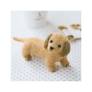 ハマナカ ハマナカ ふわふわ羊毛で作るフェルト犬 ミニチュアダックスフント H441-264
