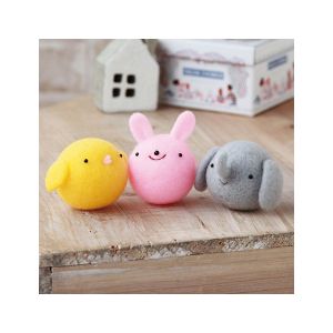 ハマナカ ハマナカ 手芸キット ぷにゅぷにゅマスコット ニッコリトリオ H441-354