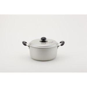 北陸アルミニウム ホクア アルマイト エシャロット 両手鍋 24cm