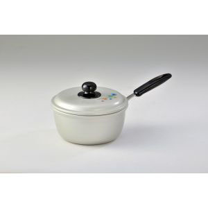 北陸アルミニウム ホクア アルマイト エシャロット ミルクパン 14cm