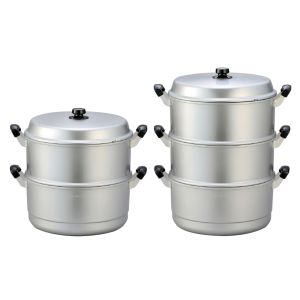 北陸アルミニウム ホクア スチームクッカー二重セット33cm 北陸アルミニウム