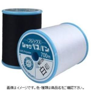 フジックス FUJIX フジックス シャッペスパン 60番 700m 色番号 402 黒 普通地用 ミシン糸 FK55-402