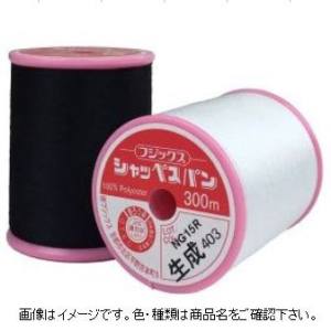 フジックス FUJIX フジックス シャッペスパン 30番 300m 色番号 401 白 厚地用 ミシン糸 FK68-401