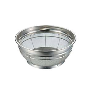 本間冬治工業 本間冬治工業 弁慶 18-8 F型ざる 25cm 2升 HF-4