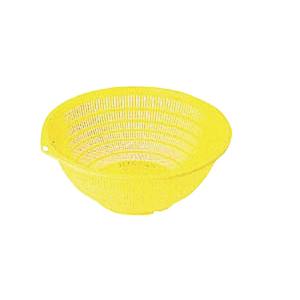 本間冬治工業 弁慶 PP カラー ザル 24cm イエロー 本間冬治工業