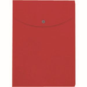 プラス PLUS プラス FL-120CH RE 88272 ポケット付エンベロープ 縦型マチ付 赤