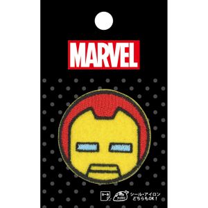 パイオニア パイオニア ワッペン MARVEL マーベル アイアンマン 直径40mm シール アイロン 両用 接着 ML450-ML27