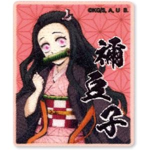 パイオニア パイオニア ワッペン 鬼滅の刃ワッペン 竈門禰豆子 シール アイロン両用タイプ KMT800-KMT02