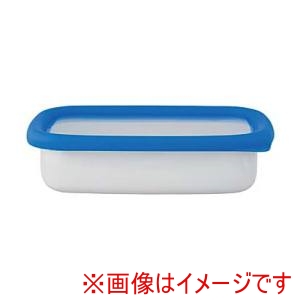 富士ホーロー 富士ホーロー コンテ ホーロー 浅型角容器M KE-M AB アクアブルー