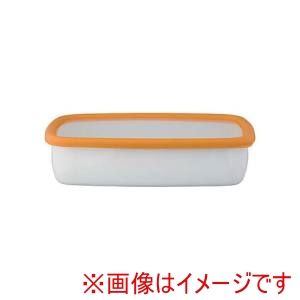 富士ホーロー 富士ホーロー コンテ ホーロー浅型角容器L KE-L SY サフランイエロー