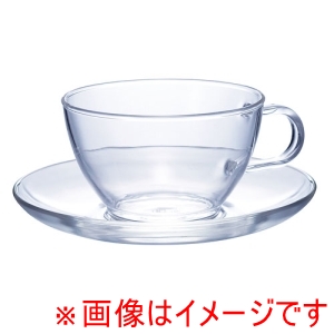 ハリオ HARIO ハリオ 耐熱ティーカップ&ソーサー