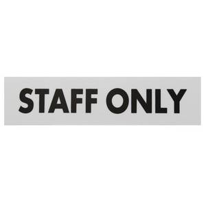 光 光 KMP1845-10 片面マット白 STAFF ONLY