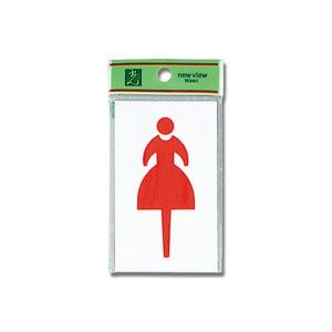 光 光 UP160-2 プレート 女マーク 100x60x2mm