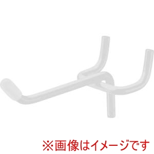 光 光 PBTFW-68 パンチングボード用パーツ ホワイト フックT 小 キャップ白 4P