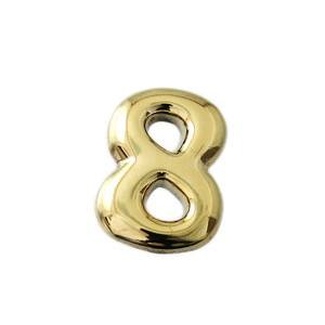 光 光 ABG20-8 ゴールド文字 大 数8