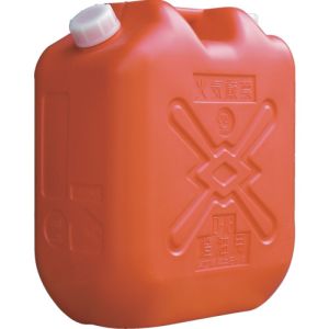 北陸土井工業 灯油缶 18L ポリタンク 赤