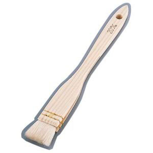 松田栄 松田栄 木柄 三味糸綴じ 御料理刷毛 山羊毛 20mm