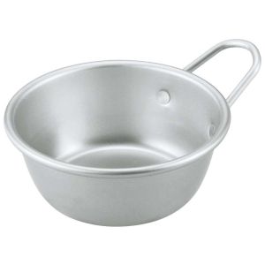 前川金属工業所 前川金属 アルマイト マッコリカップ 手付 13cm シルバー