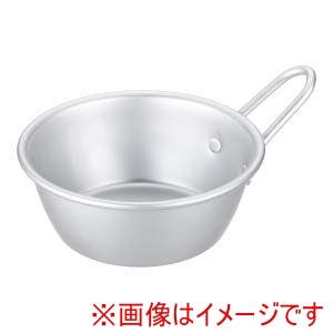 前川金属 前川金属 アルマイト マッコリカップ 手付 13cm シルバー 510cc