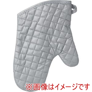 万年 万年 SVM-1 シリコンオーブンミット 10インチ銀