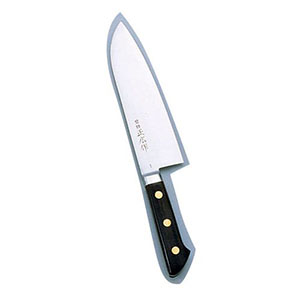 マサヒロ 正広作 日本鋼 口金付 三徳庖丁175mm ＃13023 マサヒロ