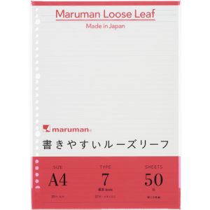 マルマン マルマン L1100 A4 ルーズリーフ 7MM罫