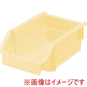 三菱ケミカル ヒシ 三菱ケミカル PAT-2-PY T型コンテナ ネスティングタイプ パステルイエロー W132×D200×H90