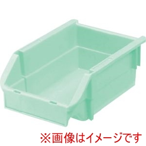 三菱ケミカル ヒシ 三菱ケミカル PAT-2-PG T型コンテナ ネスティングタイプ パステルグリーン W132×D200×H90