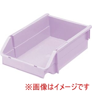 三菱ケミカル ヒシ 三菱ケミカル PAT-3-PA T型コンテナ ネスティングタイプ パステルパープル W192×D285×H90