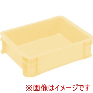 三菱ケミカル ヒシ 三菱ケミカル PAS-6-PY S型コンテナ パステルイエロー 有効内寸312×237×83mm