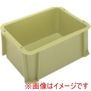 三菱ケミカル ヒシ 三菱ケミカル S-3 YG イエロー/グリーン S型コンテナ W267×D165×H95 黄緑 黄緑
