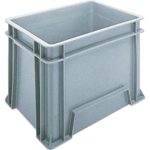 三菱ケミカル ヒシ 三菱ケミカル S-28 GY S型コンテナ有効内寸407×242×283mm メーカー直送 代引不可 北海道沖縄離島不可