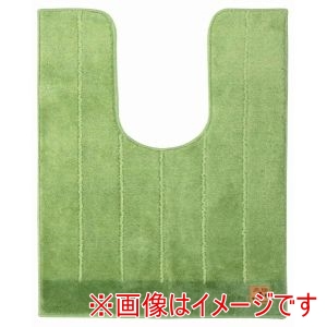 ヨコズナクリエーション YOKOZUNA ヨコズナクリエーション シャンフル トイレ 足元マット 耳長ロング グリーン 約75×60cm