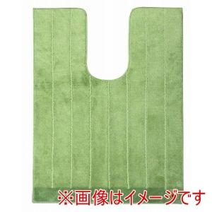 ヨコズナクリエーション YOKOZUNA ヨコズナクリエーション シャンフル トイレ 足元マット 幅広ロング グリーン 約105×80cm