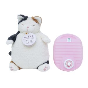 岩谷マテリアル iwatani イワタニ ねこ肯定感 湯たんぽカバーと湯たんぽのセット NKK-YU08-SET-MI 岩谷マテリアル