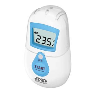 エーアンドデイ A&D A&D UT-701 非接触体温計 でこピッと ブルー エーアンドデイ