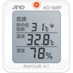 エーアンドデイ A&D A&D AD-5689 熱中症 みはりん坊ミニ エーアンドデイ