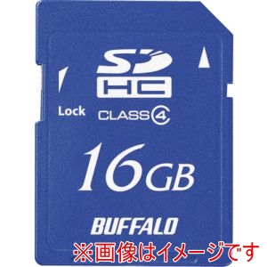 バッファロー BUFFALO バッファロー RSDC-S16GC4B Class4 SDHCカード 16GB