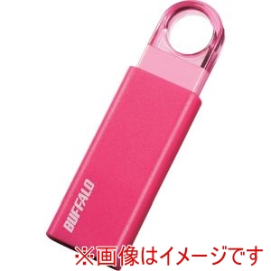 バッファロー BUFFALO バッファロー RUF3-KS32GA-PK オートリターン機構搭載 ノックスライド USB3.1 Gen1 /USB3.0対応 USBメモリー 32GB ピンク