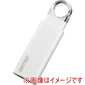 バッファロー BUFFALO バッファロー RUF3-KS32GA-WH オートリターン機構搭載 ノックスライド USB3.1 Gen1 /USB3.0対応 USBメモリー 32GB ホワイト