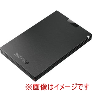 バッファロー BUFFALO バッファロー SSD-PG250U3-BC USB3.2 Gen1 ポータブルSSD Type-A 250GB ブラック