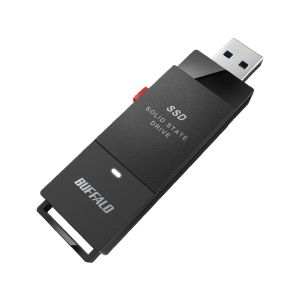 バッファロー BUFFALO バッファロー SSD-PUT500U3BC/D USB3.2 Gen1 ポータブルSSD 500GB スティック型