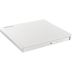 バッファロー BUFFALO バッファロー DVSM-PLV8U2-WHB ポータブルDVDドライブ