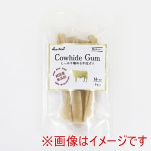 ペットプロジャパン PetPro ペットプロ HappyDays 純国産無添加 しっかり噛める牛皮ガム M 5本入り