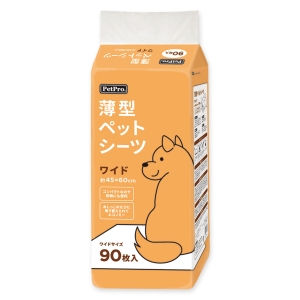 ペットプロジャパン PetPro ペットプロ 薄型ペットシーツ ワイド 90枚入り