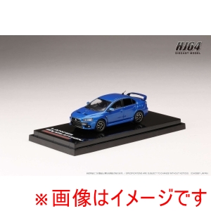 ホビージャパン ホビージャパン HJ642053ABL HJ64 1/64 三菱ランサーエボリューションX FINAL EDITION エンジンディスプレイモデル付き ライトニングブルーマイカ