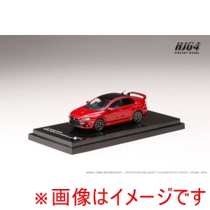 ホビージャパン ホビージャパン HJ642053CR HJ64 1/64 三菱ランサーエボリューション X FINAL EDITION レッドメタリック / ブラックルーフ